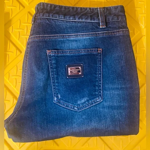 Dolce & Gabbana Dark Blue Women's Jeans - Picture 1 of 11